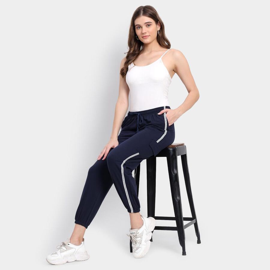 Ladies' Track Pant, Navy Blue, large image number null